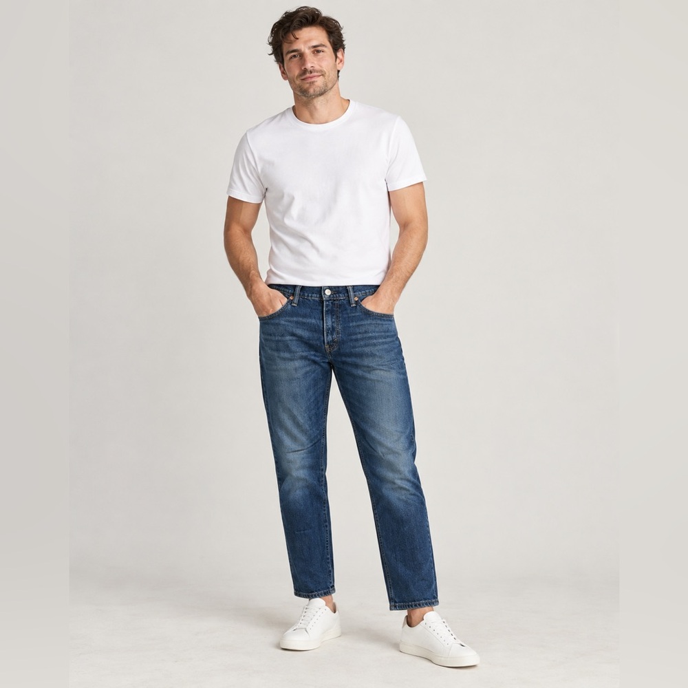 Levi's 18191 Men's Jeans 30x30 Blue Slim Straight Stretch Denim 27.5" Inseam